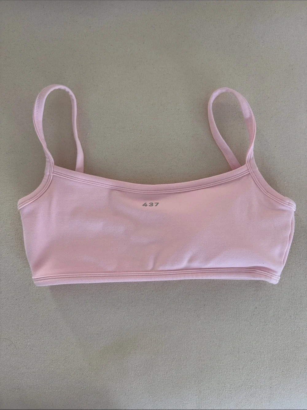 The Micro Bra in Powder Pink 437